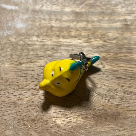 The Little Mermaid Flounder Bell Charm with Spring Hook - Picture 5 of 12